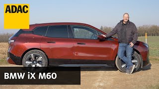 BMW iX M60 Wie fährt das BMW M Elektro SUV ADAC Fahrbericht [upl. by Hiram]