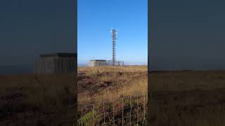 Keighley Gate Radio Mast Tower Ilkley Moor Yorkshire Dales West Yorkshire 4K [upl. by Aihseyn707]