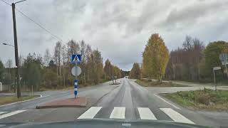 Driving in Finland Rovaniemi  Posio September 28 2024 [upl. by Nepil]