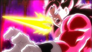 Xeno Vegito SSJ4 LIMIT BREAKER vs Dark King Fu [upl. by Aneres]