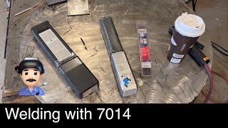 Welding with 7014 rods [upl. by Daughtry686]