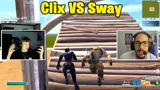 Clix VS FaZe Sway 1v1 Buildfights [upl. by Ulick]