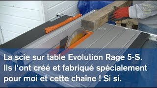 La scie Evolution Rage 5 S [upl. by Alana]