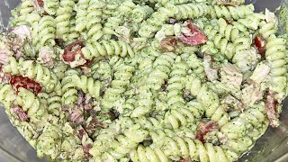 PASTA FREDDA TONNO PESTO DI RUCOLA PHILADELPHIA E POMODORINI [upl. by Reichert]