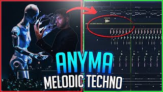 How To Make An Anyma Style Melodic Techno Drop FL Studio Tutorial [upl. by Gregson]