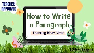 How to Write a Paragraph for Kids Teaching Lesson in English [upl. by Leticia]