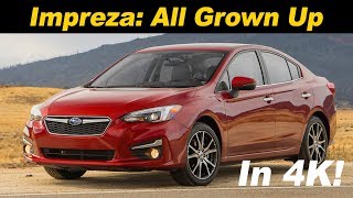 2018 Subaru Impreza Review and Road Test in 4K UHD [upl. by Eseuqcaj858]