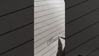 Mauri✍️shortvideo writing handwriting calligraphyhandwriting writingstyle cursive signature [upl. by Nemlaz449]