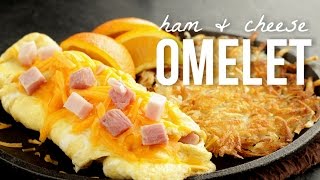 How to Make an Omelet Quick and Easy Ham and Cheese Omelette Recipe [upl. by Samella]