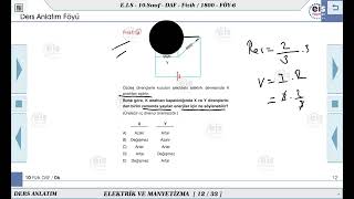 10 Sınıf Fizik  Elektrik ve Manyetizma  6 🔩 [upl. by Thurmann]