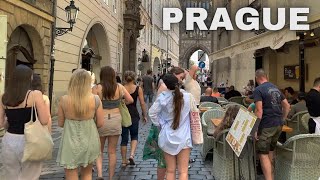 Prague Czech  Summer 4K 60FPS HDR Walking Tour [upl. by Novanod]