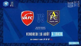 J1 I Valenciennes FC vs Aubagne FC en replay I National FFF 20242025 [upl. by Dulci]