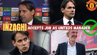 ✅🔥💯SIMONE INZAGHI AGREES DEAL TO BECOME MANCHESTER UNITED MANAGER IN 2025✅🔥💯 [upl. by Annaeirb587]