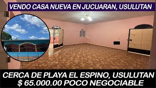 VENDO CASA EN JUCUARAN A 15 MINUTOS DE PLAYA EL ESPINO HAGA CITA YA INF 77392514  78089816 WZP [upl. by Kcirrag358]