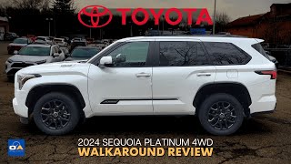 2024 Toyota Sequoia  The Most RELIABLE Full Size 3Row SUV  Sequoia Exterior amp Interior Review [upl. by Teferi220]