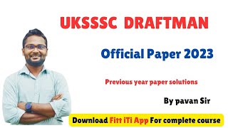 uksssc draftsman previous year question paper  uksssc draftsman vacancy 2024  uksssc draftsman [upl. by Carson392]