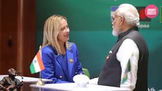 Chura Ke Dil Mera feat Modiji  Narendra Modi and Meloni Video  Melodi Part2 narendramodi [upl. by Bettine828]