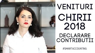 Venituri chirii 2018  Calcul contributii declarare [upl. by Kramal]