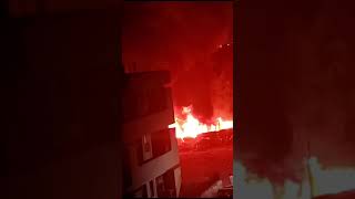 फैक्ट्री में आग Factory fire [upl. by Ahso994]