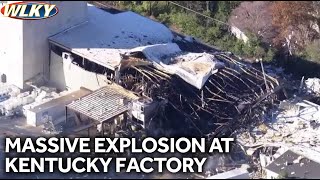 Massive Kentucky factory explosion leaves 2 dead 10 injured [upl. by Perla975]