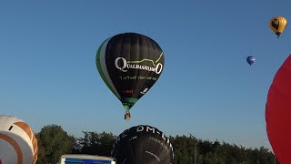 luchtballonnen klaarmaken en opstijgen in stekene op 30 juli 2024 [upl. by Cohlette]