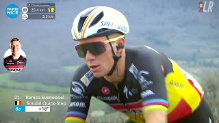 Remco Evenepoel Strange Decision GIFTS GC Lead Away  ParisNice 2024 Stage 4 [upl. by Wise]