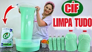 SABÃO LÍQUIDO CIF AÇÃO MILAGROSA MULTIUSO SEM SODA [upl. by Ainahpets472]