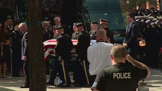 Memorial service for fallen Cleveland police officer Jamieson Ritter [upl. by Eyoj]