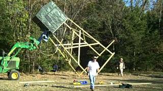 Missouri Shadow Hunter 6x6 Hunting Blind Setup 1 Deer Stand Redneck Hillbilly Style [upl. by Siskind]