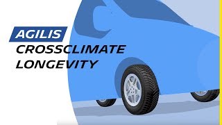 Michelin Agilis CrossClimate n°1 in longevity  Michelin [upl. by Nauqahs]