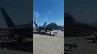 The F22As and F35As on display at Arctic Thunder 2024 [upl. by Jamel330]