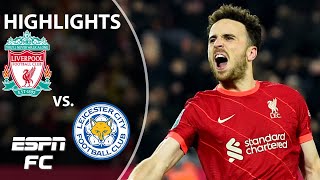 Liverpool fights back to beat Leicester City in penalty shootout  Carabao Cup Highlights  ESPN FC [upl. by Lielos660]