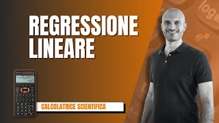 Esercizio svolto REGRESSIONE LINEARE con la calcolatrice Sharp [upl. by Enehs13]