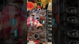 How to put an INTAKE MANIFOLD on a Small Block Chevy [upl. by Larkins171]