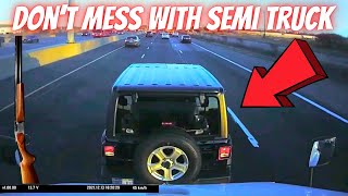 BEST OF SEMITRUCKS ROAD RAGE 2023 [upl. by Lechner]