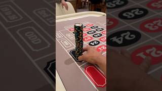 I bet 5800 on ONE spin of roulette casino gamble gambling lasvegas roulette [upl. by Ezri]