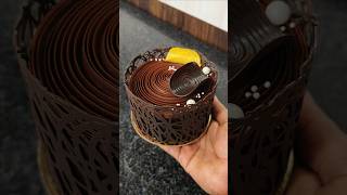 Chocolate truffle mini cake😲 decoration ideas minicake shorts ytshorts viralvideo trendingcake [upl. by Heriberto294]