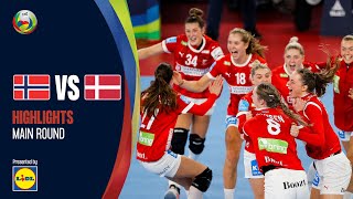 Denmark defeat Norway to get first place  Norway vs Denmark  Highlights  Womens EHF EURO 2022 [upl. by Hiro399]