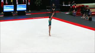 Victoria gymnastique 2e sélection nationale  espoir 1  PNN  aspire linternational Gymnix 2018 [upl. by Jun]