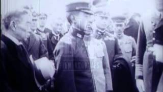 Emperor Hirohito of Japan 1920s  Film 4098 [upl. by Neelhtac]