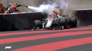 2018 French Grand Prix FP1 Highlights [upl. by Alue]