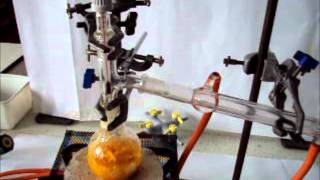 Isolation of limonene by steam distillation [upl. by Llezniuq]