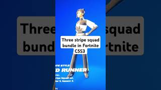 CLOSER look at the NEW Three Stripe Squad Bundle in Fortnite C5S3 [upl. by Ahseei]