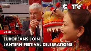 Europeans Join Lantern Festival Celebrations [upl. by Ginnie922]