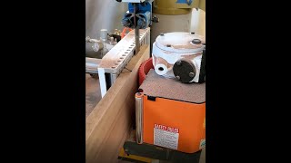 CoMatic AF110 Resaw Feeder on a Bandsaw by Shop Gear Inc [upl. by Anatniuq881]