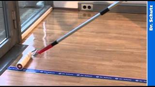 Floor coating and sealing of resilient floors with PU Sealer [upl. by Silletram]