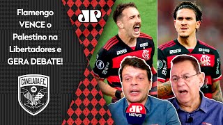 quotÉ SÓ OLHAR DIREITO gente EU DIRIA que o Flamengo foiquot VITÓRIA sobre o Palestino PROVOCA DEBATE [upl. by Wash]