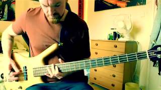 KILLSWITCH ENGAGE  HOLY DIVER BASS COVER [upl. by Aisenat695]