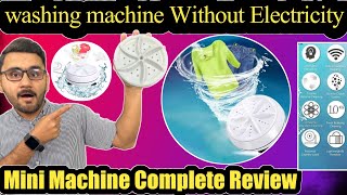 Washing Machine WithOut Electricity  Portable Mini washing machines review [upl. by Abra]