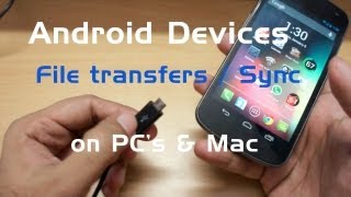 How to Transfer files from your Android phone to your PC  Mac computer [upl. by Adalia859]